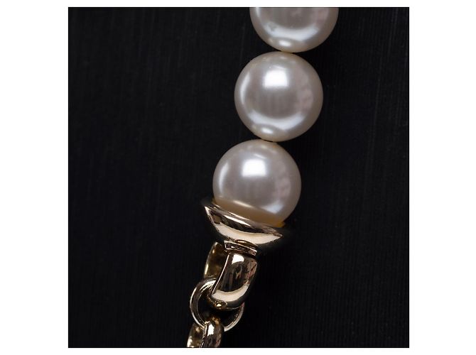 Gioielli CHANEL in Perla Bianca - 102497 Bianco - vista 8