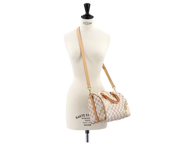 Louis Vuitton Damier Azur Nautical Speedy Bandoulière 25 - vue 10