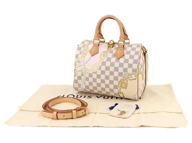 Louis Vuitton Damier Azur Nautical Speedy Bandoulière 25 - vue 2