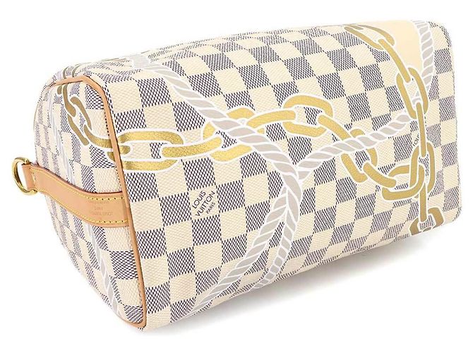 Louis Vuitton Damier Azur Nautical Speedy Bandoulière 25 - vue 5