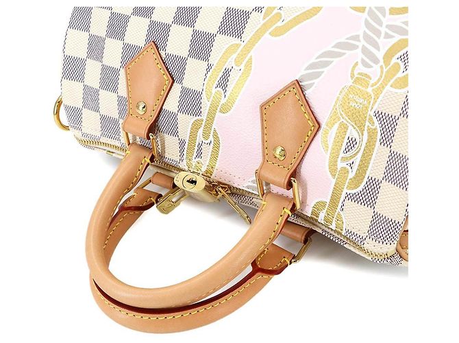 Louis Vuitton Damier Azur Nautical Speedy Bandoulière 25 - vue 6
