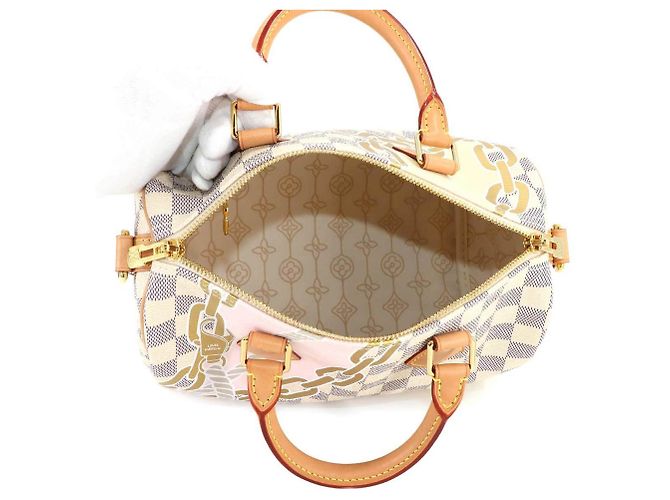 Louis Vuitton Damier Azur Nautical Speedy Bandoulière 25 - vue 7