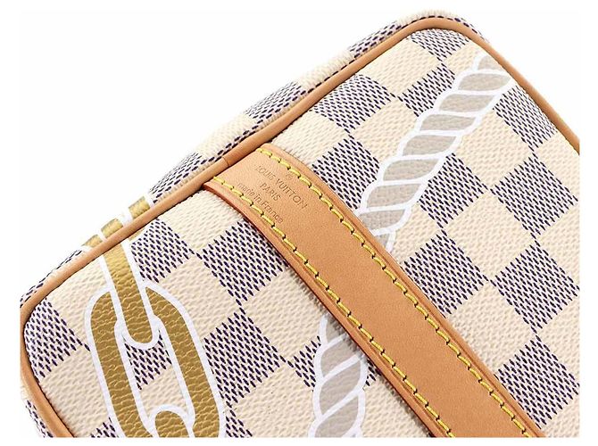 Louis Vuitton Damier Azur Nautical Speedy Bandoulière 25 - vue 9