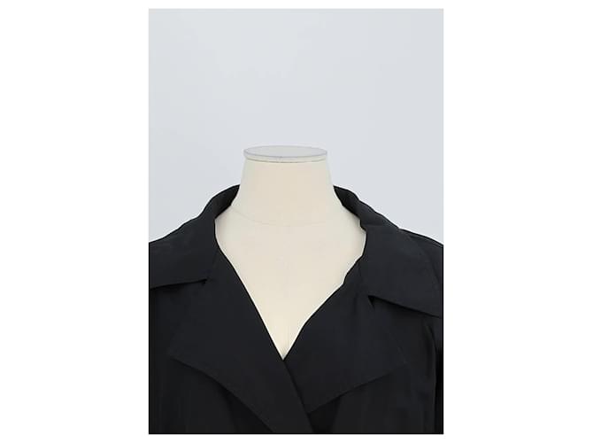 Gerard Darel Trench coat de algodón negro - vista 2