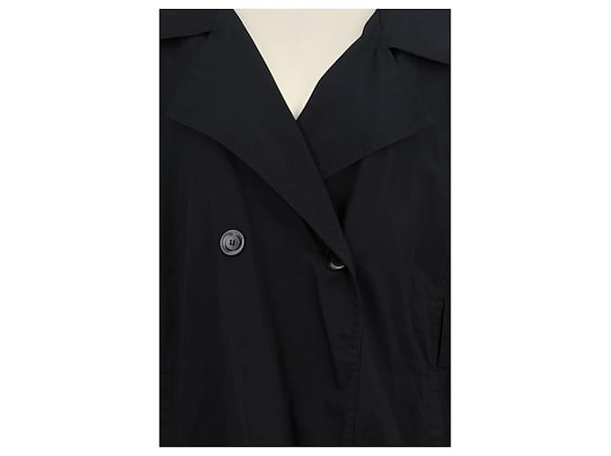 Gerard Darel Trench coat de algodón negro - vista 3
