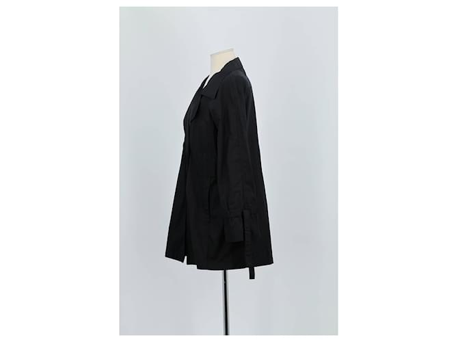 Gerard Darel Trench coat de algodón negro - vista 5