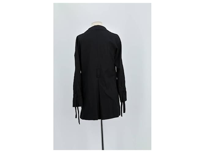 Gerard Darel Trench coat de algodón negro - vista 6