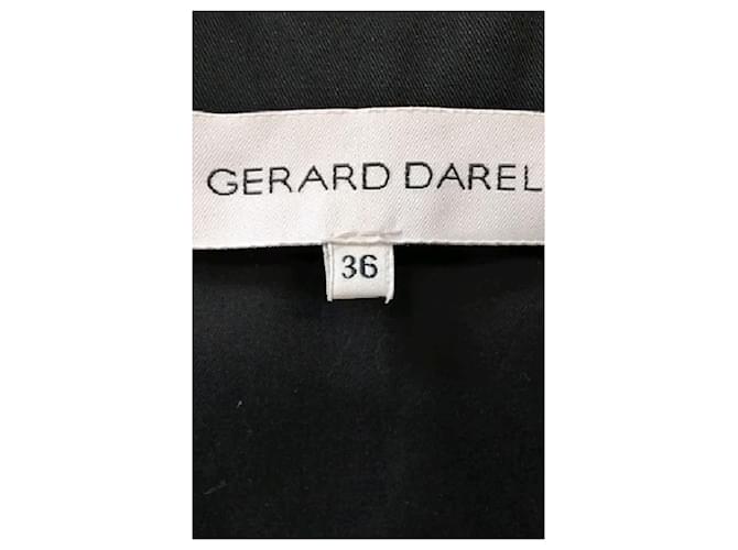 Gerard Darel Trench coat de algodón negro - vista 7