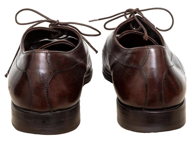 Prada Brogue-Lederschuhe Braun - Ansicht 5