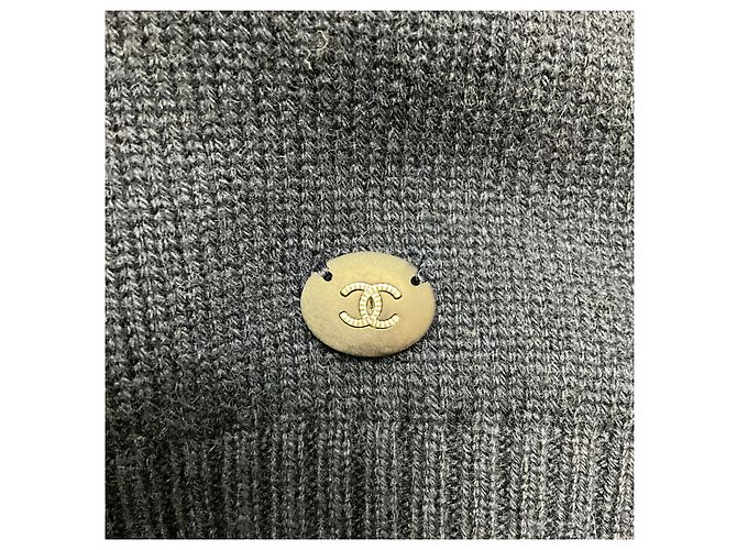 Chanel Pullover aus Kaschmirstrick Gabrielle Coco 2017 Multi Marineblau - Ansicht 10