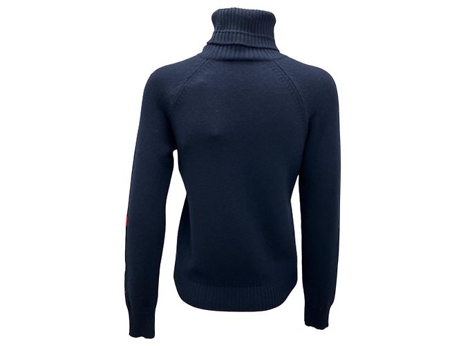 Chanel Pullover aus Kaschmirstrick Gabrielle Coco 2017 Multi Marineblau - Ansicht 4