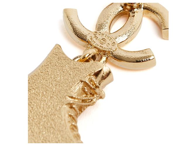 Chanel 2024 Boucles Clous LA Cruise Coco Rollerskates CC Earrings Studs in box Golden - view 6