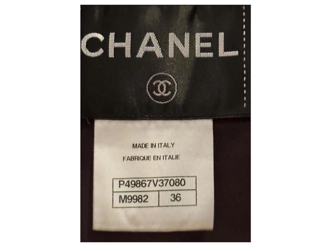 Abrigo Chanel de lana negro talla 36 - vista 4