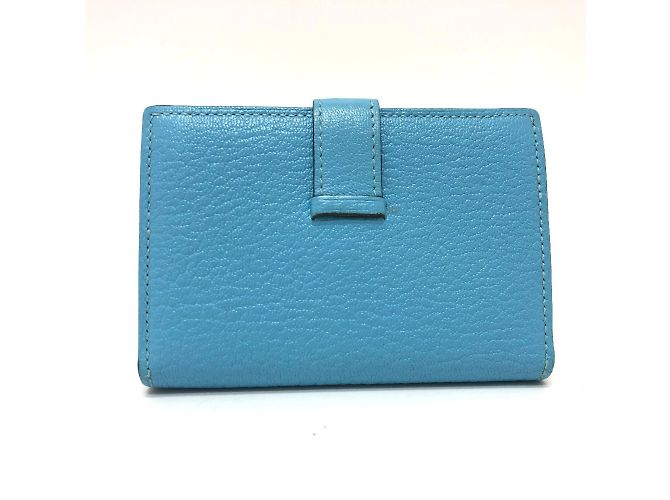 Tarjetero compacto mini Bearn de Hermès Azul - vista 2