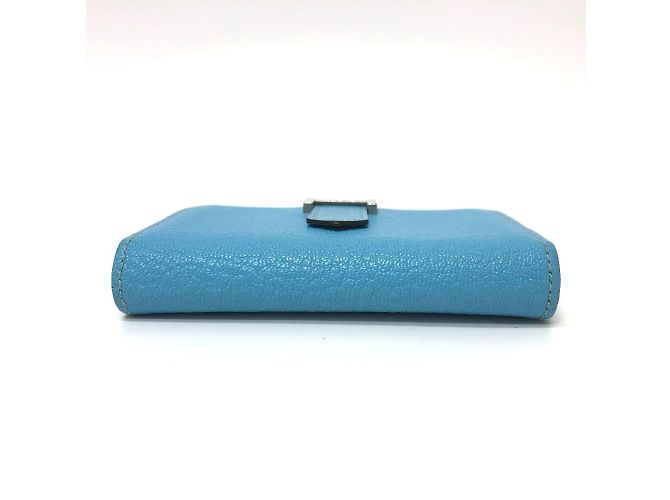 Tarjetero compacto mini Bearn de Hermès Azul - vista 4