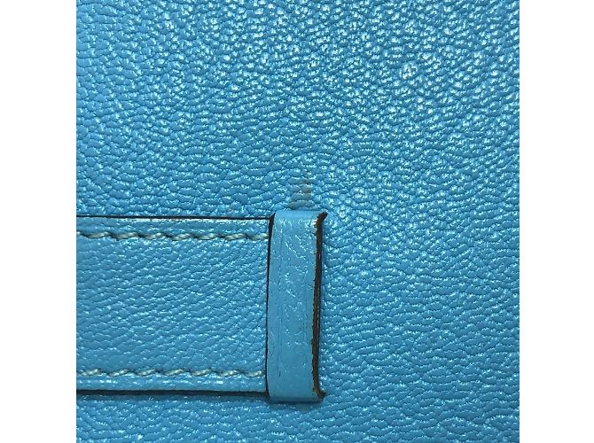 Tarjetero compacto mini Bearn de Hermès Azul - vista 6