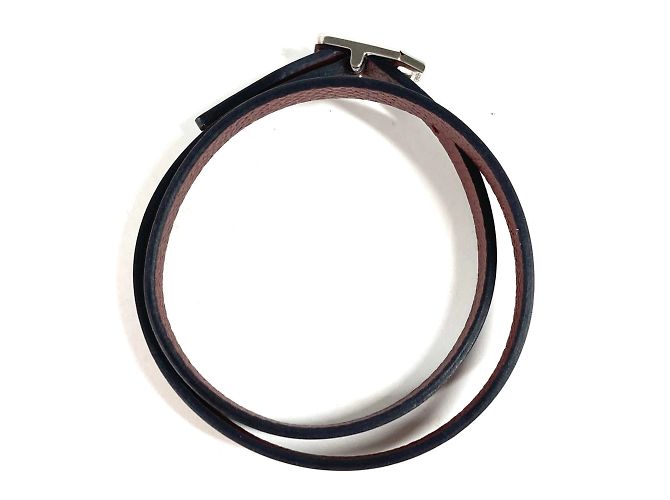 Bracelet Double Tour Paddock Hermès Marron - vue 6