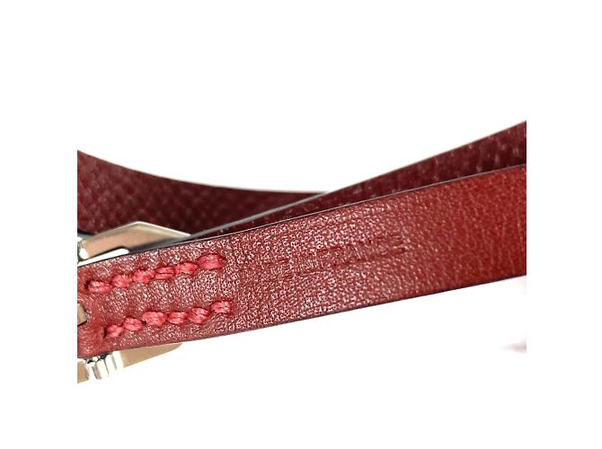 Bracelet Double Tour Paddock Hermès Marron - vue 7