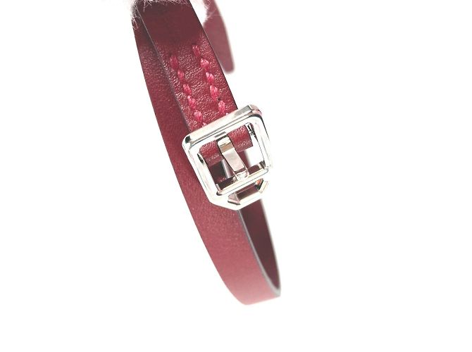 Bracelet Double Tour Paddock Hermès Marron - vue 9