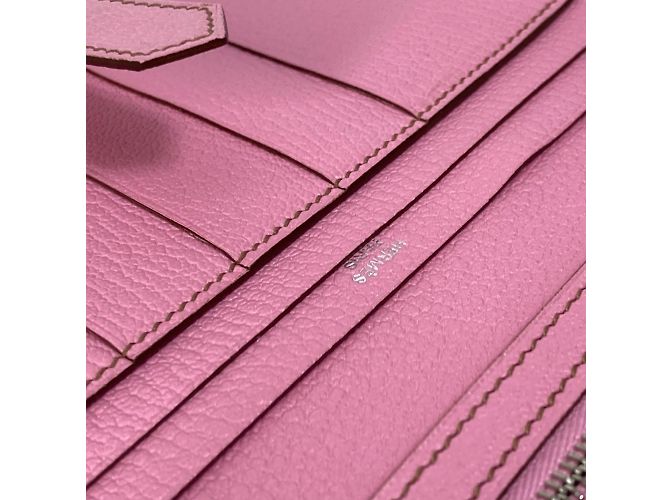 Cartera de Cadena Soufflé Bearn de Hermès Rosa - vista 12