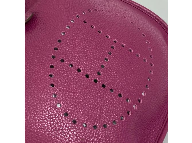 Borsa a Spalla Hermès Evelyne 3 PM Trois Porpora - vista 10