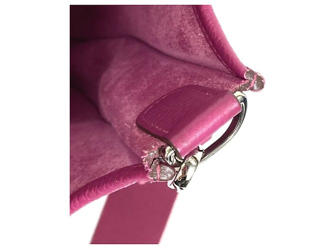 Borsa a Spalla Hermès Evelyne 3 PM Trois Porpora - vista 13