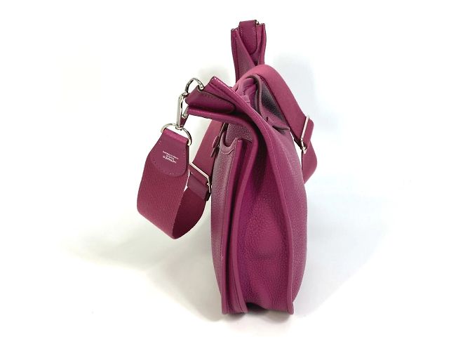 Borsa a Spalla Hermès Evelyne 3 PM Trois Porpora - vista 3