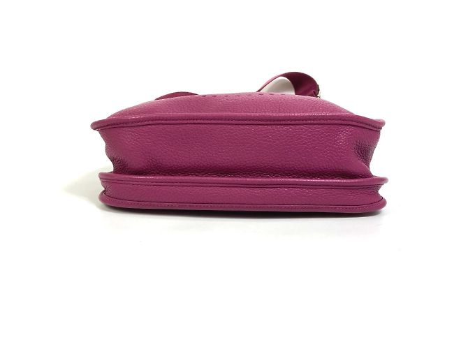 Borsa a Spalla Hermès Evelyne 3 PM Trois Porpora - vista 4