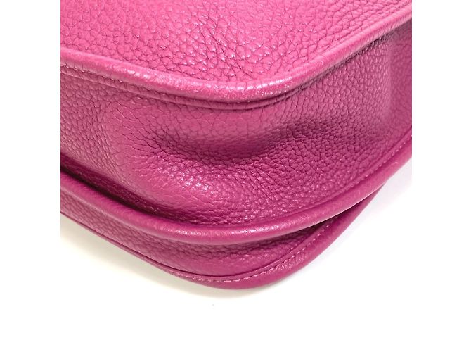 Borsa a Spalla Hermès Evelyne 3 PM Trois Porpora - vista 5