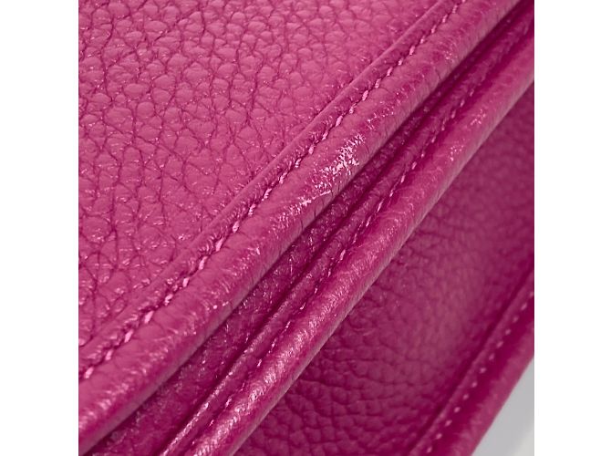 Borsa a Spalla Hermès Evelyne 3 PM Trois Porpora - vista 8