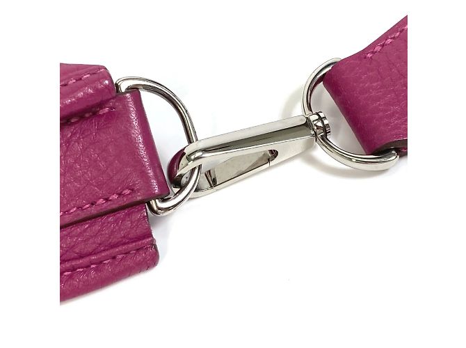 Borsa a Spalla Hermès Evelyne 3 PM Trois Porpora - vista 9