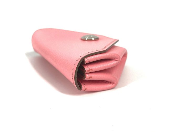 Monedero Quatre Coin Levain de Hermès Rosa - vista 4