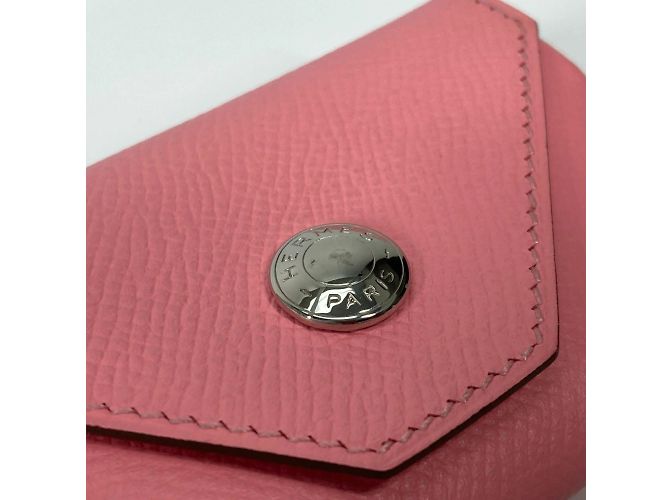 Monedero Quatre Coin Levain de Hermès Rosa - vista 5