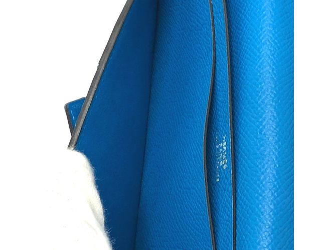 Cartera Bifold Soufflet Bearn de Hermès Azul - vista 11