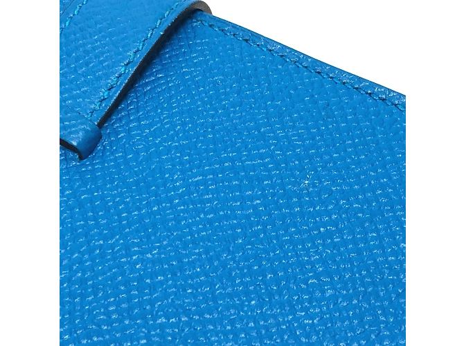 Cartera Bifold Soufflet Bearn de Hermès Azul - vista 7