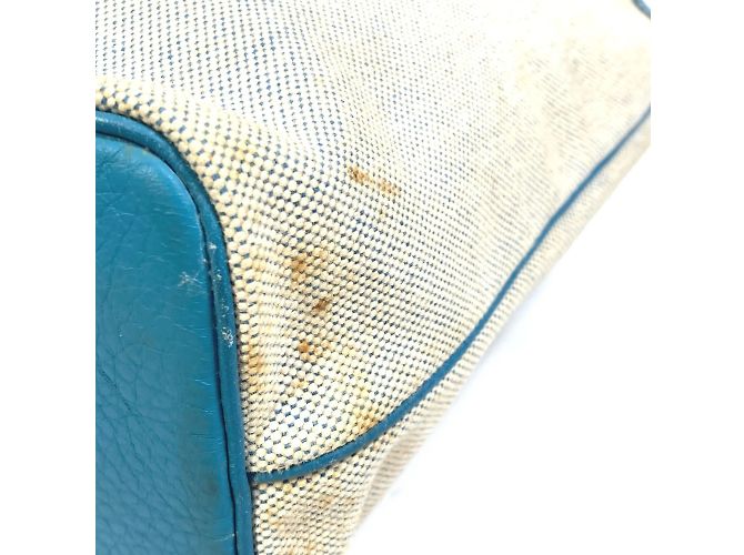 Hermès Jardinier PM Schultertasche Blau - Ansicht 5