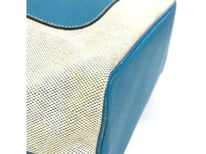 Hermès Jardinier PM Schultertasche Blau - Ansicht 7