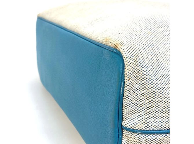 Hermès Jardinier PM Schultertasche Blau - Ansicht 8