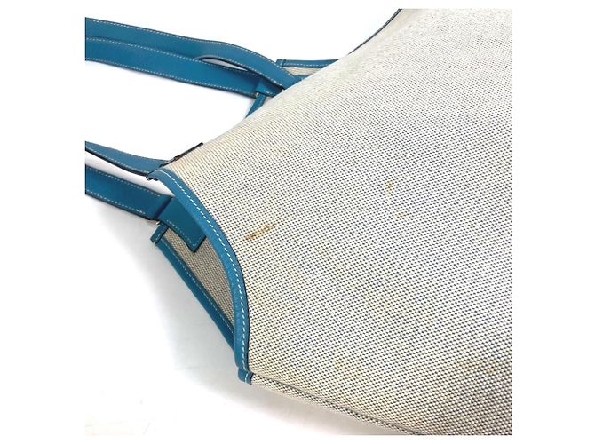 Hermès Jardinier PM Schultertasche Blau - Ansicht 9