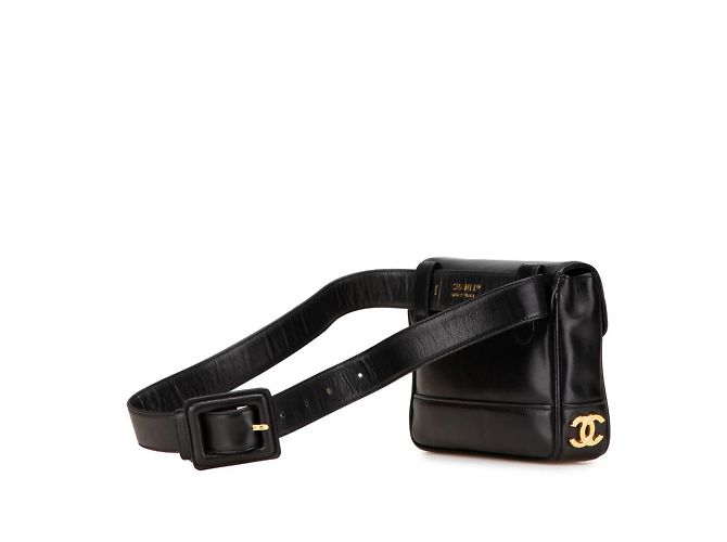 Borsa a spalla/in vita Chanel Triple Coco Mark Nero - vista 2