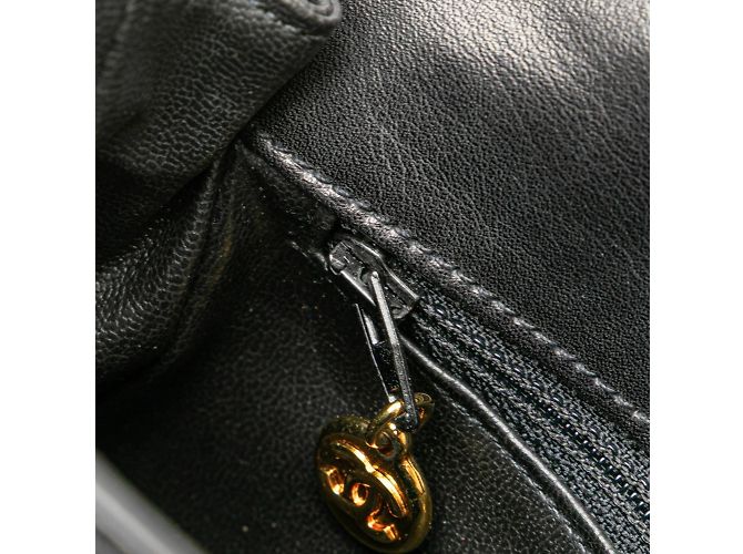 Borsa a spalla/in vita Chanel Triple Coco Mark Nero - vista 7