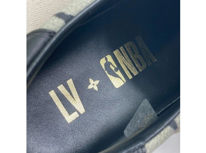 Sneakers Trocadero Louis Vuitton NBA Collaboration Marrone Nero - vista 12