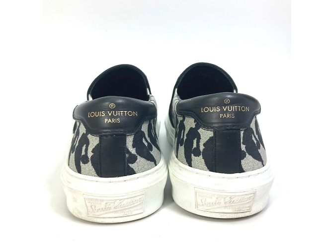 Sneakers Trocadero Louis Vuitton NBA Collaboration Marrone Nero - vista 3