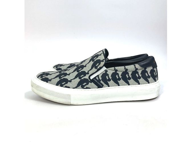 Sneakers Trocadero Louis Vuitton NBA Collaboration Marrone Nero - vista 5
