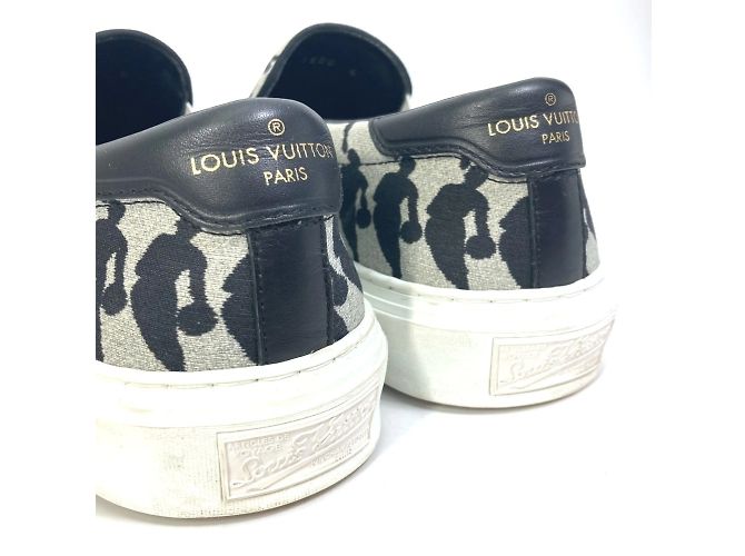 Sneakers Trocadero Louis Vuitton NBA Collaboration Marrone Nero - vista 9