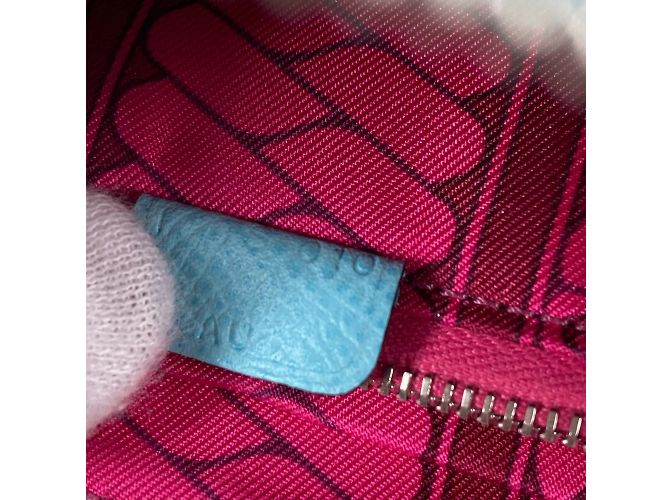Portafoglio lungo con zip rotonda in seta Azap di Hermès Rosa Blu - vista 15