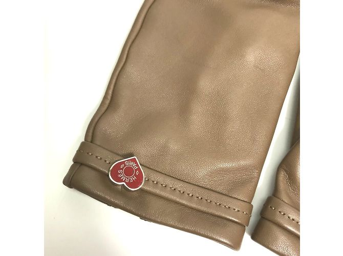 Guanti Hermès Heart Dream Love Marrone Taupe - vista 5