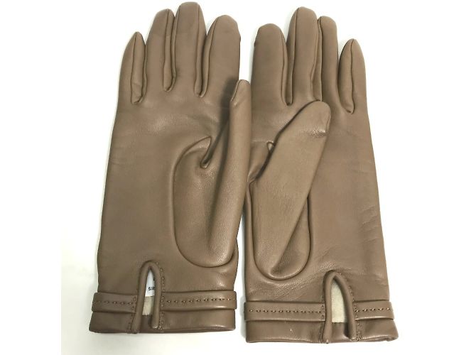 Guanti Hermès Heart Dream Love Marrone Taupe - vista 6