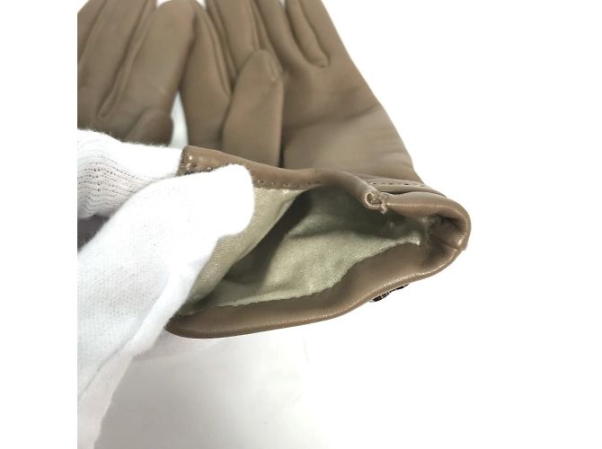 Guanti Hermès Heart Dream Love Marrone Taupe - vista 8