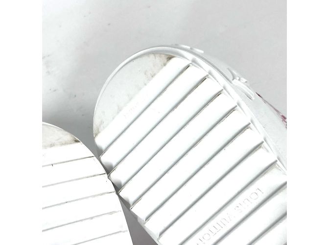 Sneakers Time Out Louis Vuitton Rosa Bianco - vista 9
